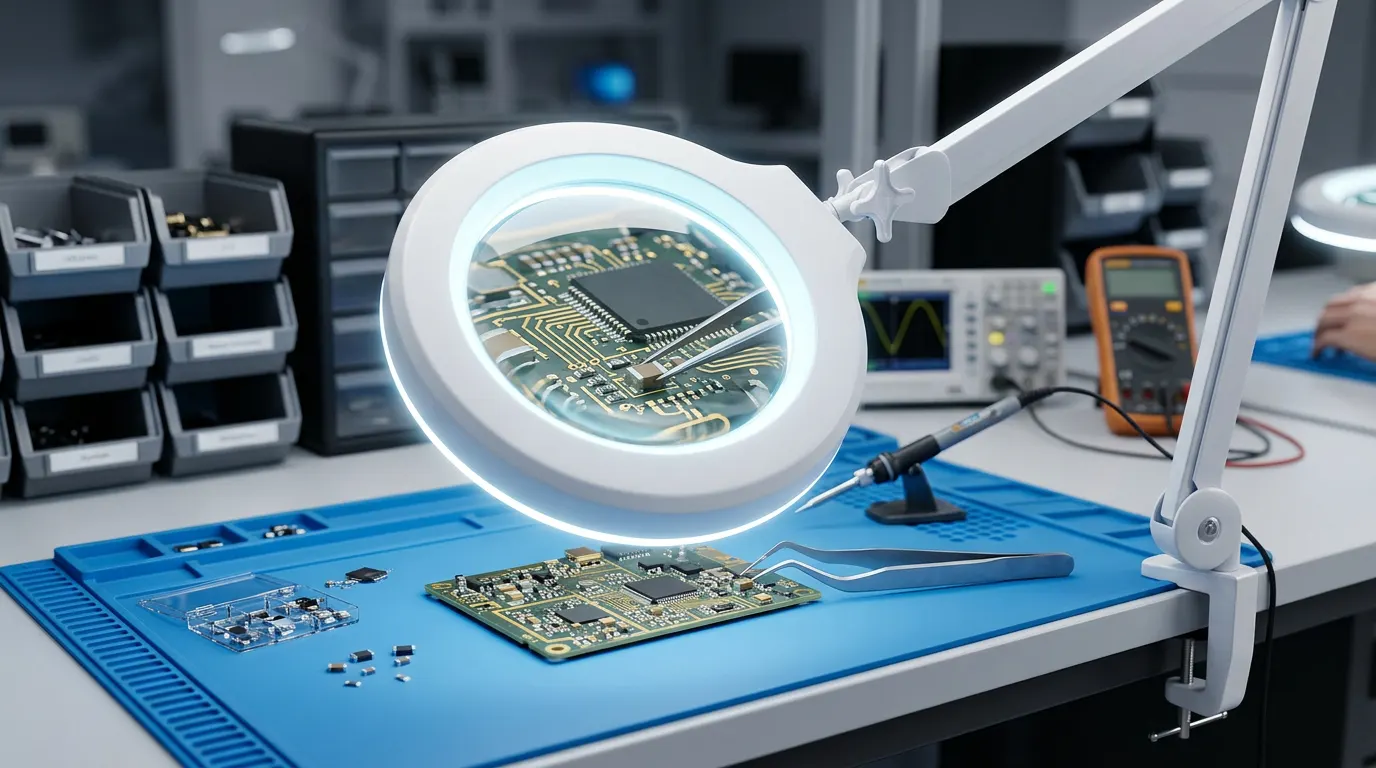 Effortless Micro-Vision The New LED Magnifying Lamp Rule
