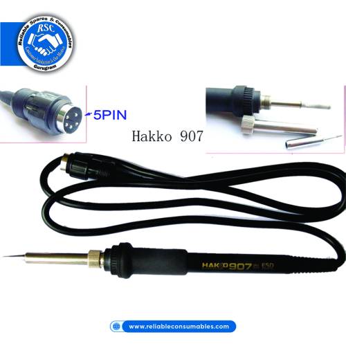 HAKKO 907 IRON LEAD 5pin MALE 60watt